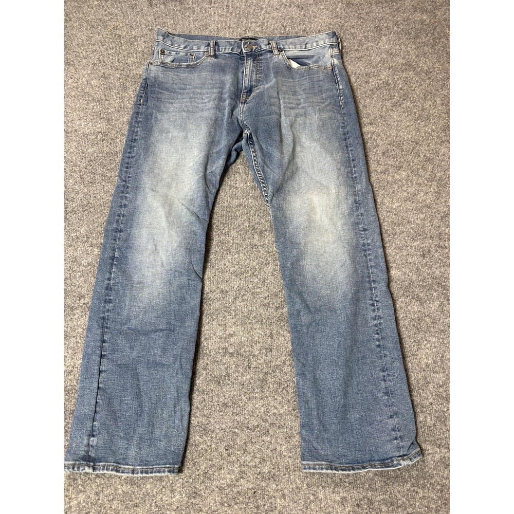 Banana Republic Slim Techmotion Jeans Mens 36x30 Blue Straight Medium Wash Denim